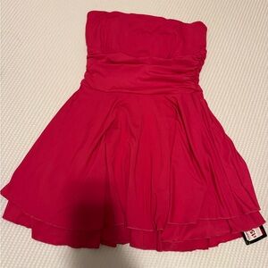 New without Tags Strapless Tube Top Hot Pink Dress - Large